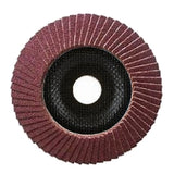 Indasa 4.5" x 7/8" Rhyno Flap Alox Discs, Fiberglass Hub, A/O, T29 Conical, 3