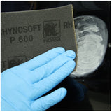 Indasa Rhynosoft Pre-Cut Foam Hand Sanding Pads, Boxed Dispenser Rolls, 8