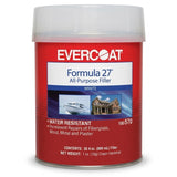 Evercoat Formula 27 Polyester Filler Plus Hardener, 1 Quart, 100570
