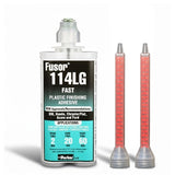 Fusor 114LG Plastic Finishing Epoxy Adhesive, Fast, 210ml, 3029867