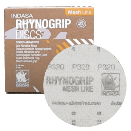 Indasa 5" Rhynogrip Mesh Line Vacuum Sanding Discs, 7