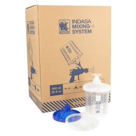 Indasa Mixing System Kit, 125µm Blue Filter, 600ml (20oz) Size, 611265