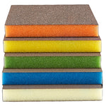 Indasa Rhyno Sponge Double Sided Hand Sanding Pads, Mixed Grit Pack, 608029, 2