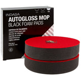 Indasa Autogloss Mop 8" Black Foam Soft Finishing Pad, 2-Pack, 600931