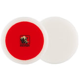 Indasa Autogloss Mop 8" White Foam Coarse Cutting Buff Pad, 2-Pack, 600948