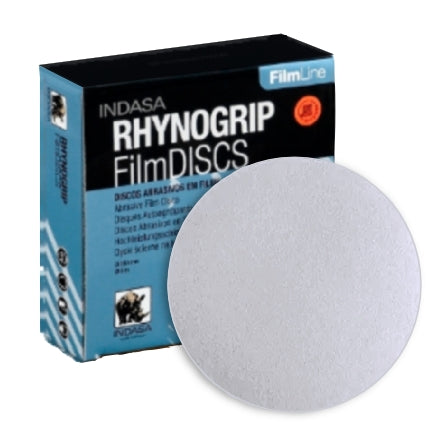 Indasa 5" FilmLine Rhynogrip Solid Sanding Discs, 7500F Series