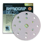 Indasa 6" Rhynogrip HTLine Ultravent Vacuum Sanding Discs, 8660 Series, 3