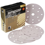 Indasa 6" Rhynogrip HTLine Ultravent Vacuum Sanding Discs, 8660 Series, 5