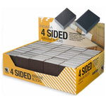 Indasa Four Sided Hand Sanding Foam Sponge Blocks, 3200B