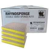 Indasa Rhyno Sponge Double Sided Hand Sanding Pads, Fine Grit, Yellow, 595107, 3