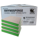 Indasa Rhyno Sponge Double Sided Hand Sanding Pads, Super Fine Grit, Green, 595121, 3