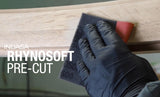 Indasa Rhynosoft Pre-Cut Foam Hand Sanding Pads, Boxed Dispenser Rolls, 16