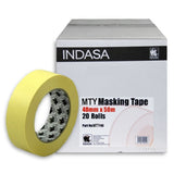 Indasa MTY Premium Yellow Masking Tape, 48mm, 563199, case