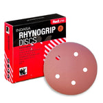 Indasa 5" Rhynogrip RedLine 5-Hole Vacuum Sanding Discs, 520 Series