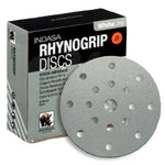 Indasa 6" Rhynogrip WhiteLine 17-Hole Vacuum Sanding Discs (fits Festool), 69-17 Series